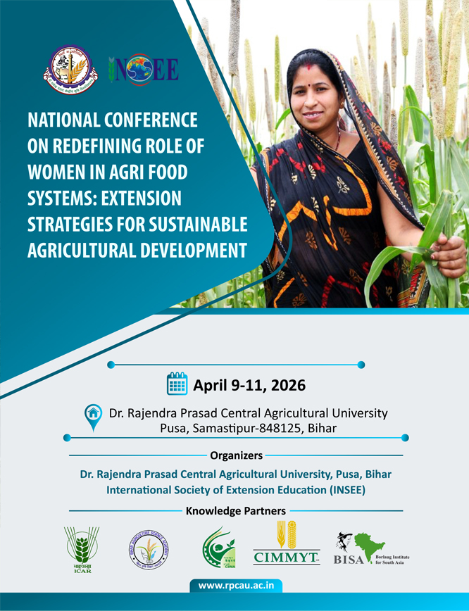 National Conference on Redefining Role of Women in Agri Food Systems: Extension Strategies for Sustainable Agricultural Development